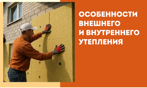 Какие особенности внешнего и внутреннего утепления в асбесте