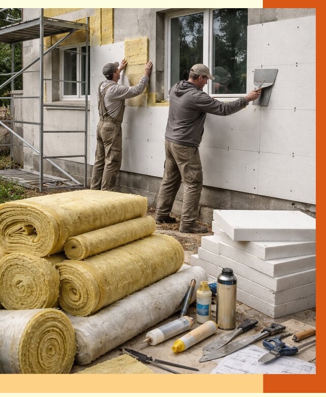 Утепление домов в асбесте под ключ от 4245 руб/м2 | Профессионально — ТепломастерСбс