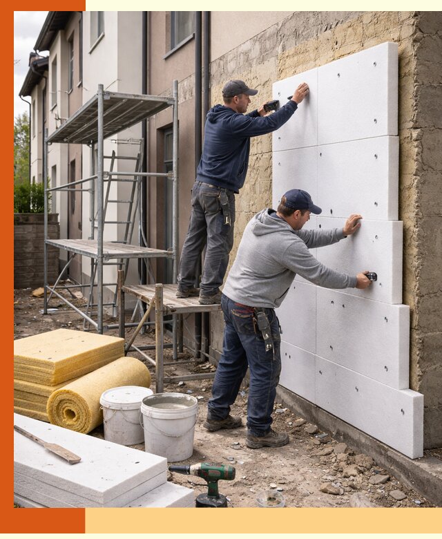 Утепление таунхауса с гарантией комфорта в асбесте