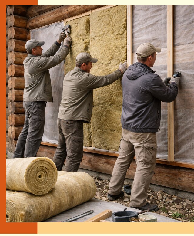 Утепление деревянного дома в асбесте эффективными технологиями