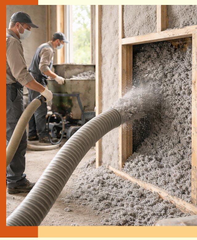 Утепление коттеджа эковатой в асбесте с гарантией качества