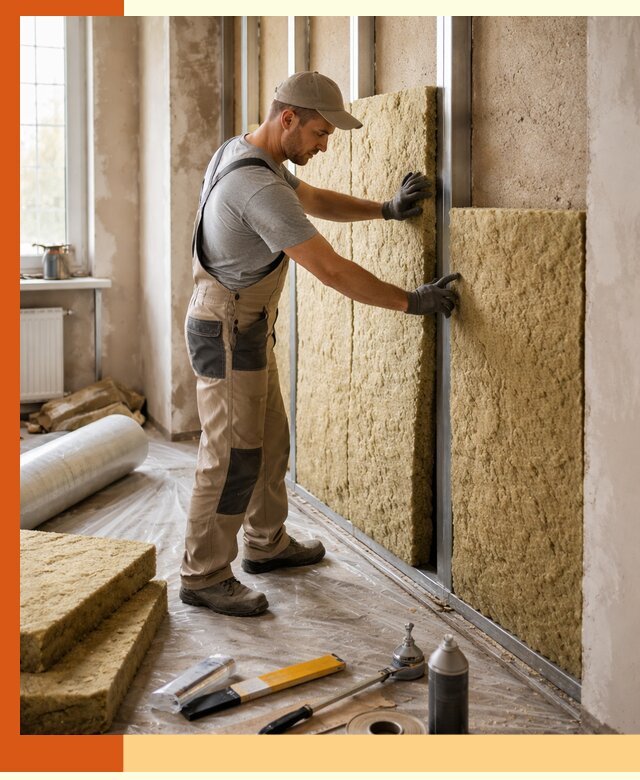 Утепление квартиры в асбесте — комплексная теплоизоляция стен и полов