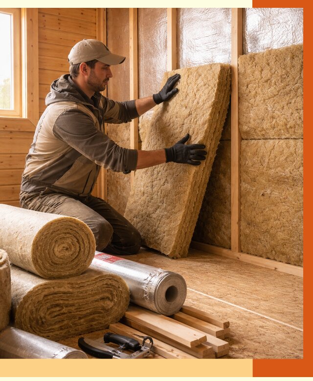 Утепление бани в асбесте под ключ от 4548 руб./м2 — утеплить потолок, пол и стены | ТепломастерСбс