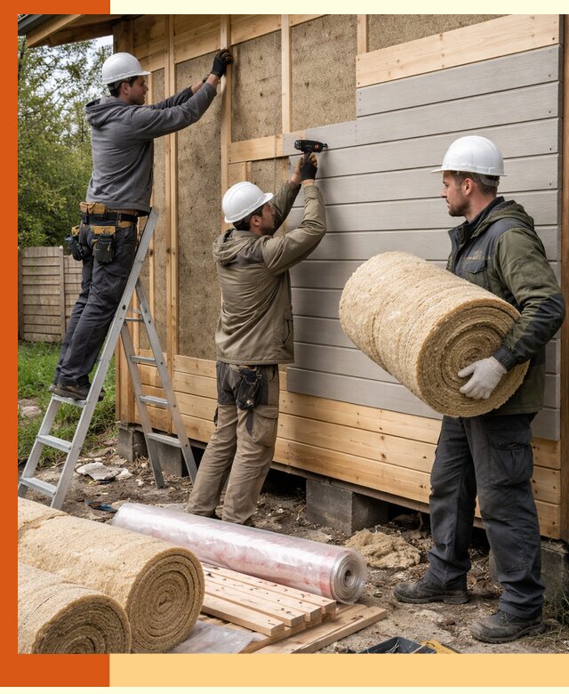 Утепление бани снаружи в асбесте профессионально и надежно