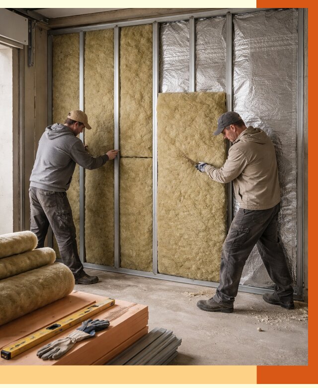 Утепление гаража изнутри в асбесте от 7580 руб/м2 — работы и цена | ТепломастерСбс