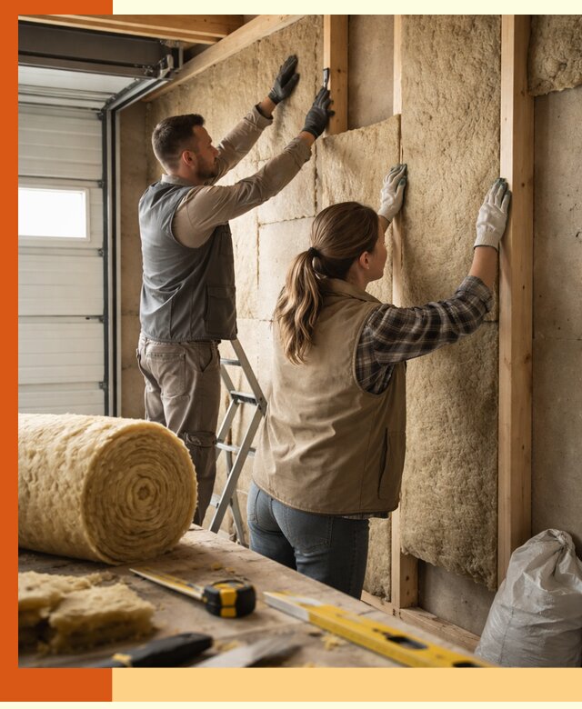 Утепление гаража изнутри в асбесте: быстро и надежно