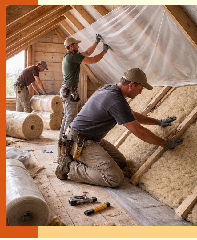 Утепление крыши изнутри в асбесте: профессионально и надежно