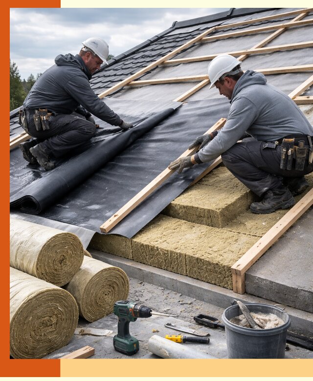 Утепление крыши снаружи в асбесте: профессиональная теплоизоляция