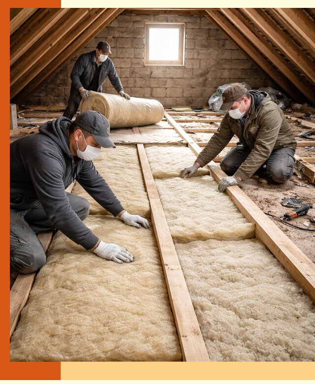 Утепление чердака в асбесте — профессиональная теплоизоляция кровли