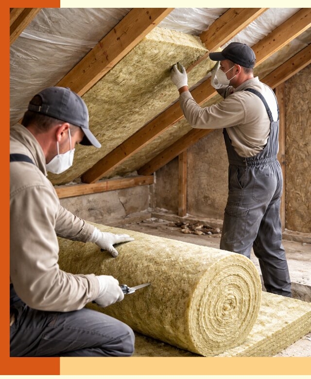 Утепление чердака минватой быстро и качественно в асбесте