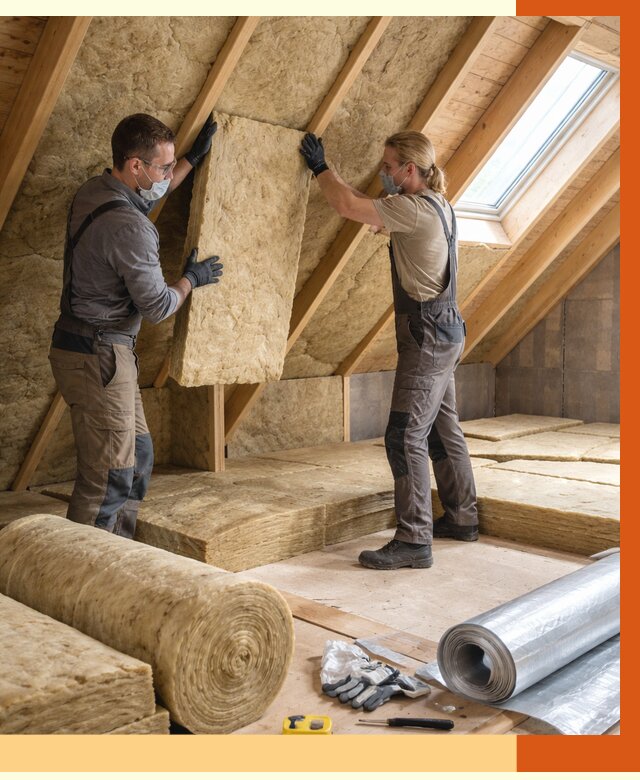 Утепление мансарды минватой в асбесте от 4245 руб./м2 — монтаж и пароизоляция | ТепломастерСбс