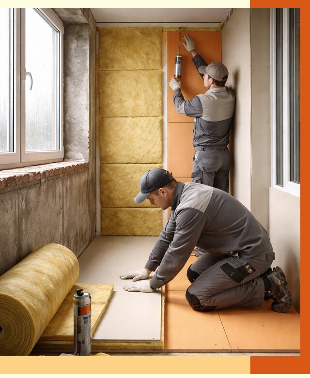 Утепление лоджии под ключ в асбесте от 6570 руб/м2 — комплексное решение | ТепломастерСбс