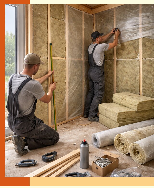 Профессиональное утепление веранды и крыльца в асбесте