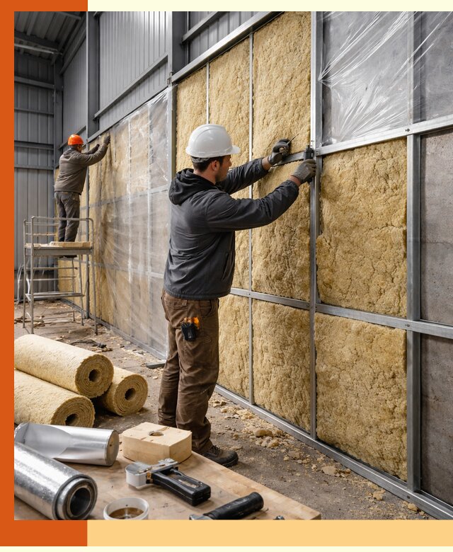 Утепление ангара в асбесте — профессиональная теплоизоляция помещений