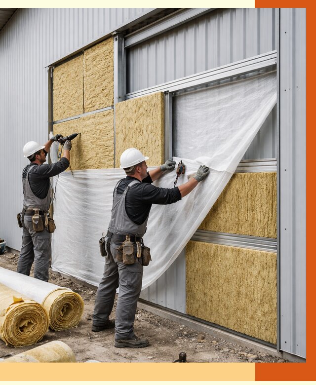 Утепление металлического склада в асбесте от 4548 руб/м2 — комплексное утепление под ключ | ТепломастерСбс