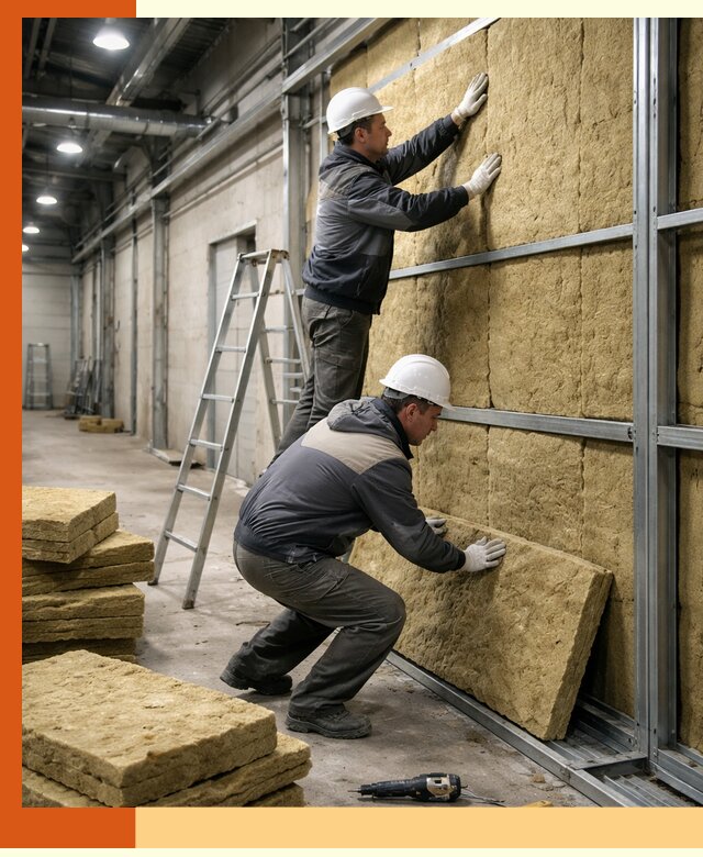 Утепление цеха под ключ в асбесте с гарантией качества