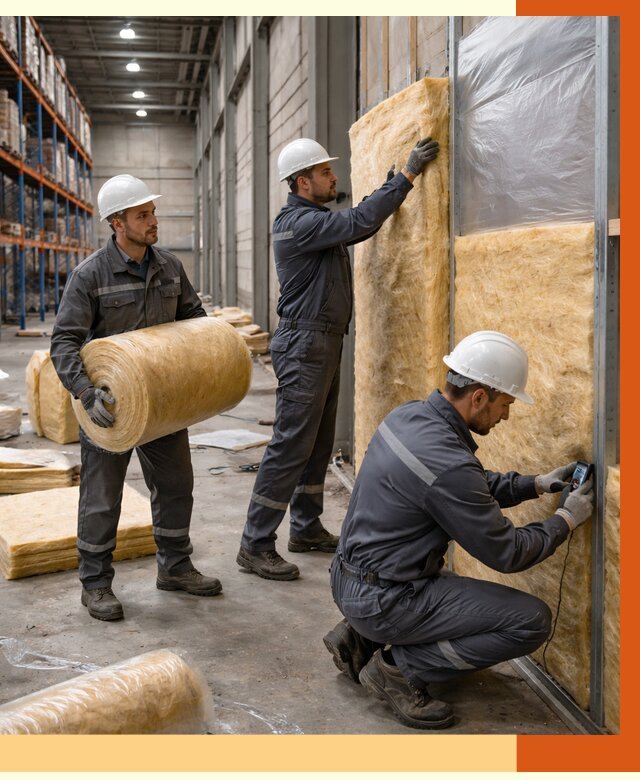 Утепление логистического центра в асбесте от 4548 руб/м² под ключ | ТепломастерСбс