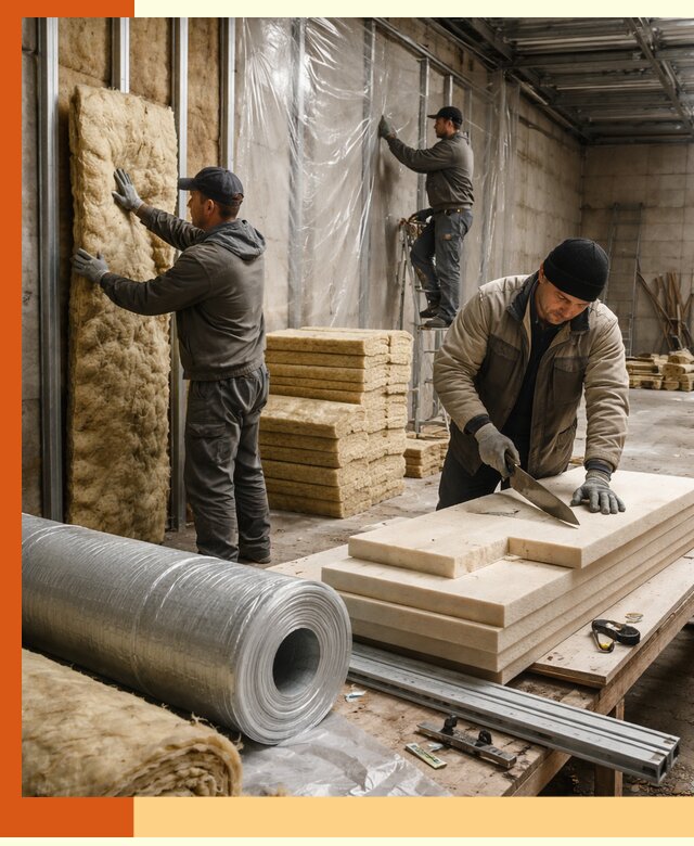 Утепление торгового склада в асбесте с энергоэффективными решениями