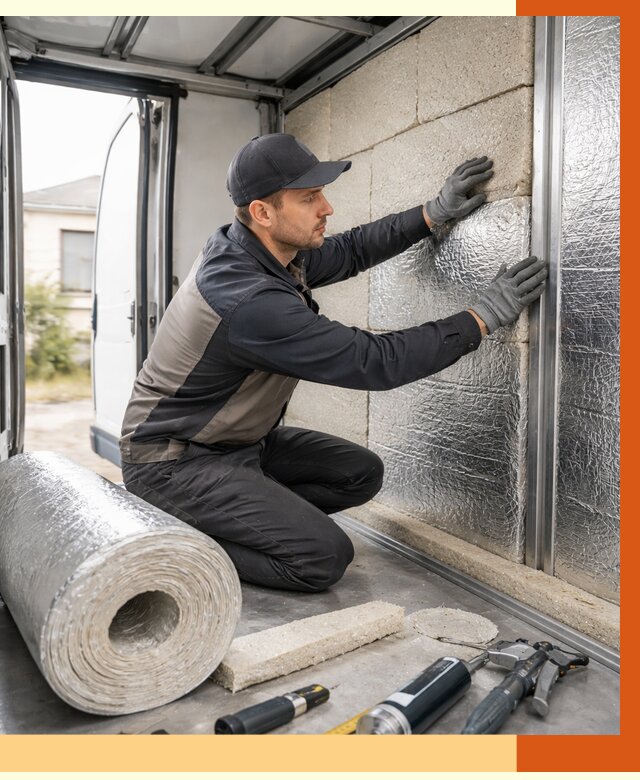 Утепление фургона рефрижератора в асбесте от 12634 руб./м² под ключ | ТепломастерСбс