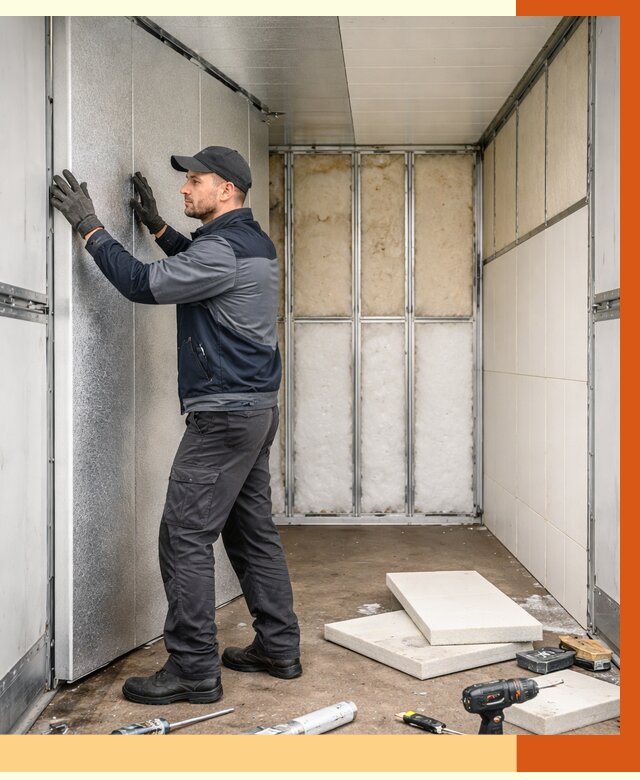 Утепление холодильного кузова в асбесте от 13644 руб. под ключ | ТепломастерСбс