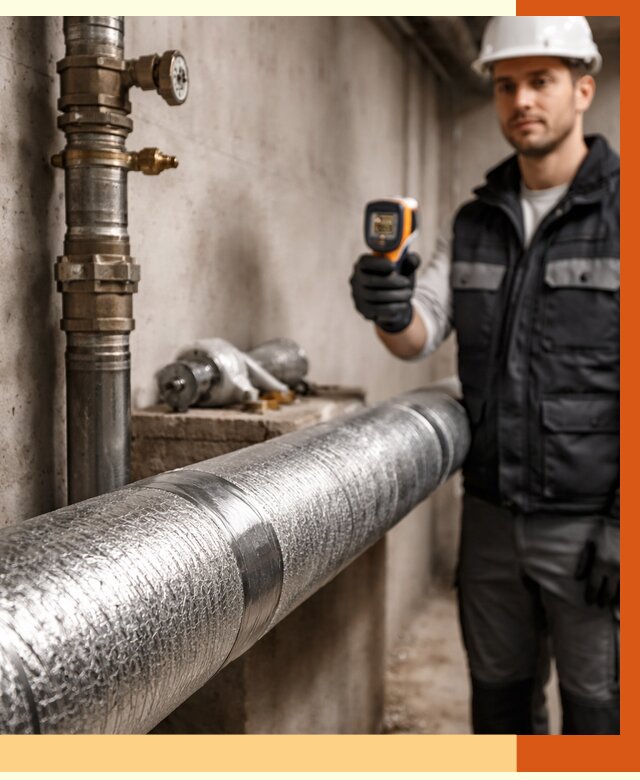 Утепление труб водоснабжения в асбесте от 8591 руб. за м² — услуги ТепломастерСбс