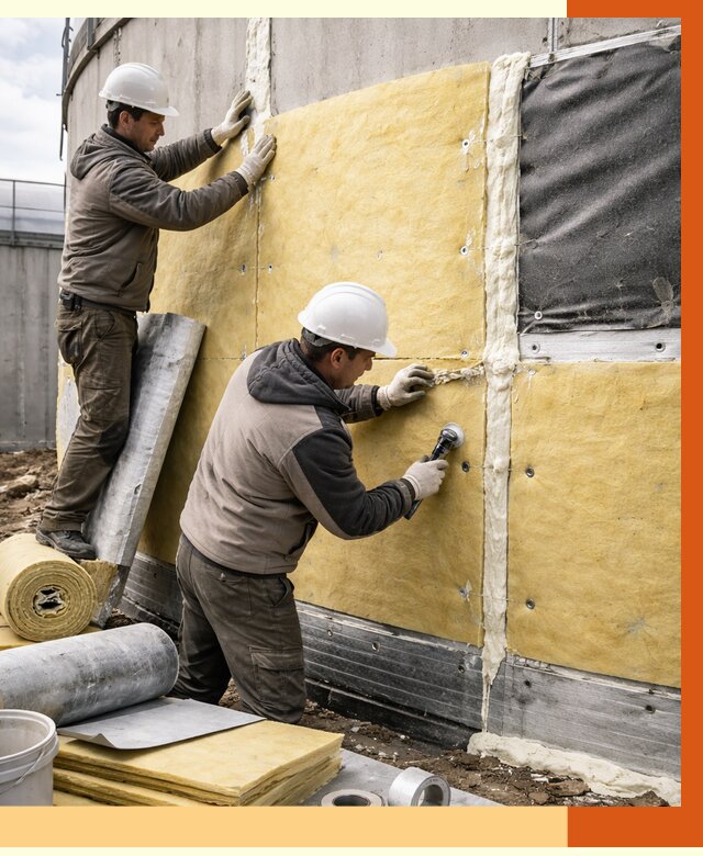 Утепление резервуара в асбесте от 27794 руб/м2 — монтаж ППУ и комплекс под ключ | ТепломастерСбс