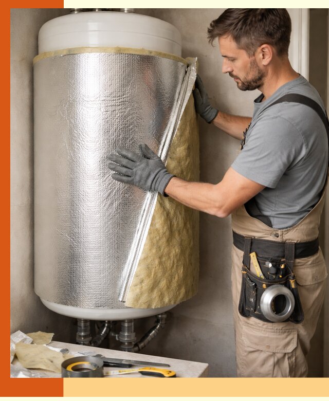 Утепление бойлера в асбесте для снижения теплопотерь и экономии энергии