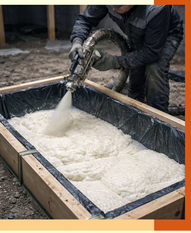 Заливка ППУ в формы в асбесте от 2527 руб. — утепление форм под ключ | ТепломастерСбс