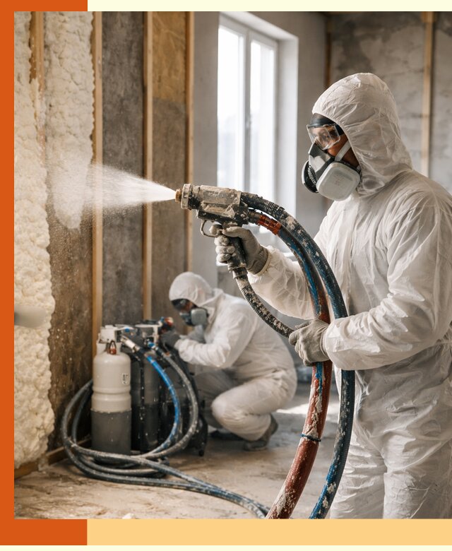 Пенополиуретан напыление для утепления зданий в асбесте