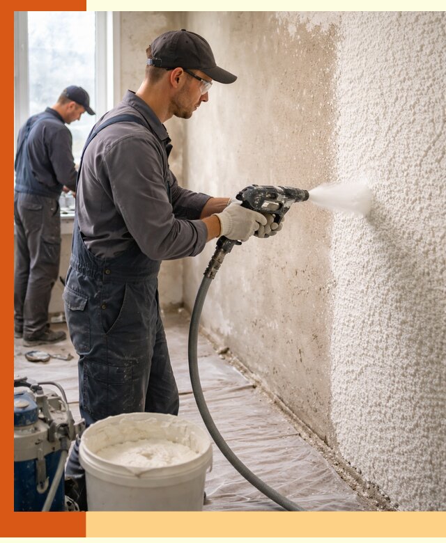 Утепление стен жидкой теплоизоляцией в асбесте для квартир и домов