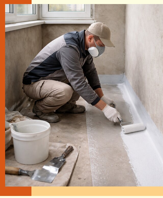 Утепление балкона жидкой теплоизоляцией в асбесте