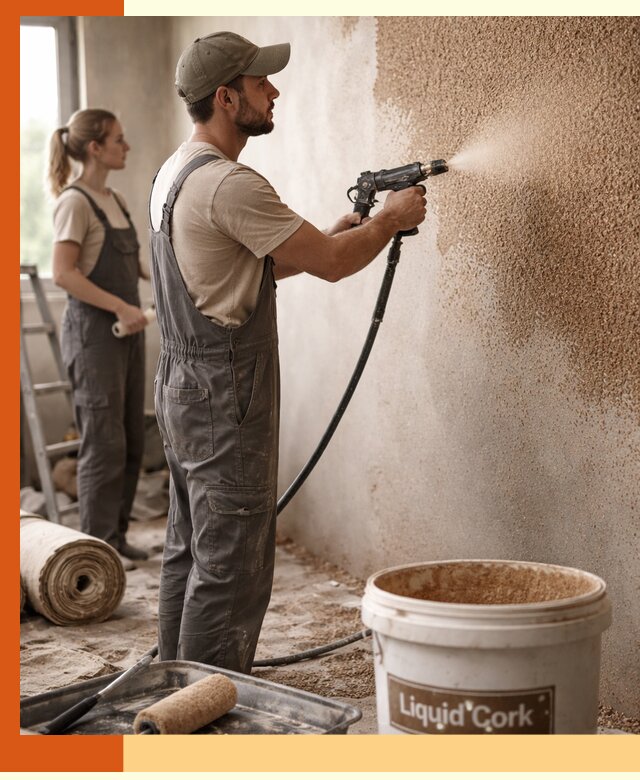 Утепление стен жидкой пробкой в асбесте эффективное и долговечное