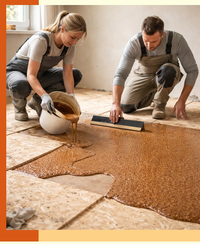 Утепление пола жидкой пробкой в асбесте для квартир и домов