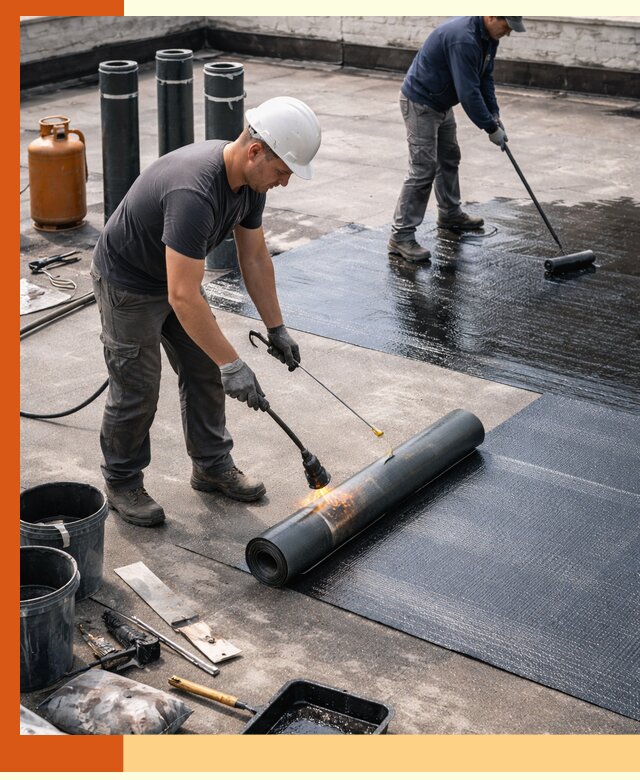 Гидроизоляция кровли в асбесте — надежная защита от протечек