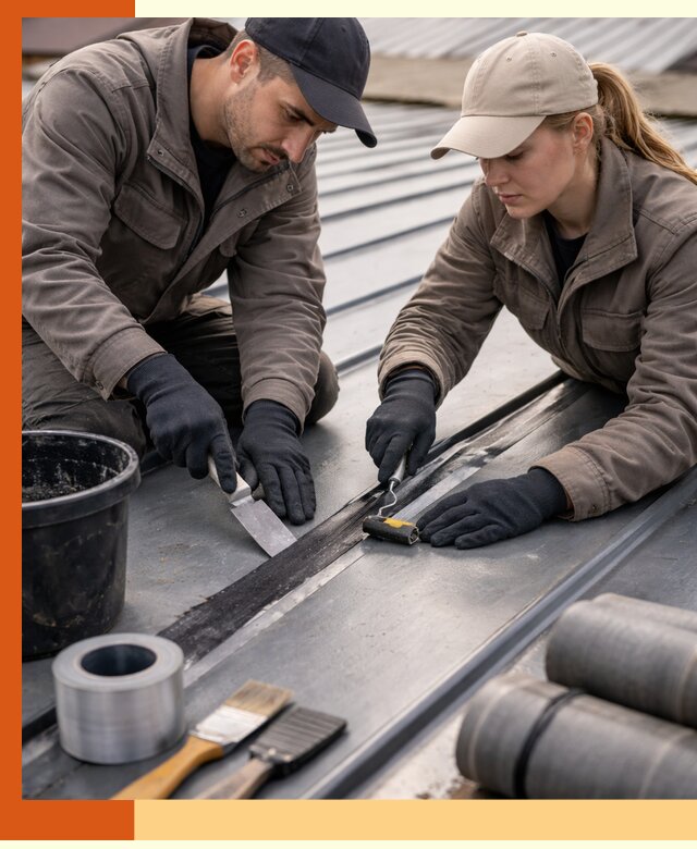 Гидроизоляция фальцевой кровли в асбесте качественно и надежно