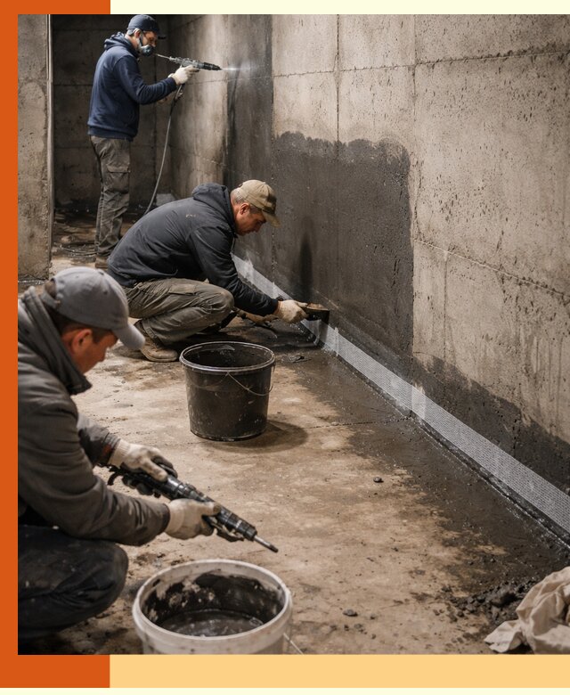 Гидроизоляция подвала в асбесте — комплексная защита от влаги