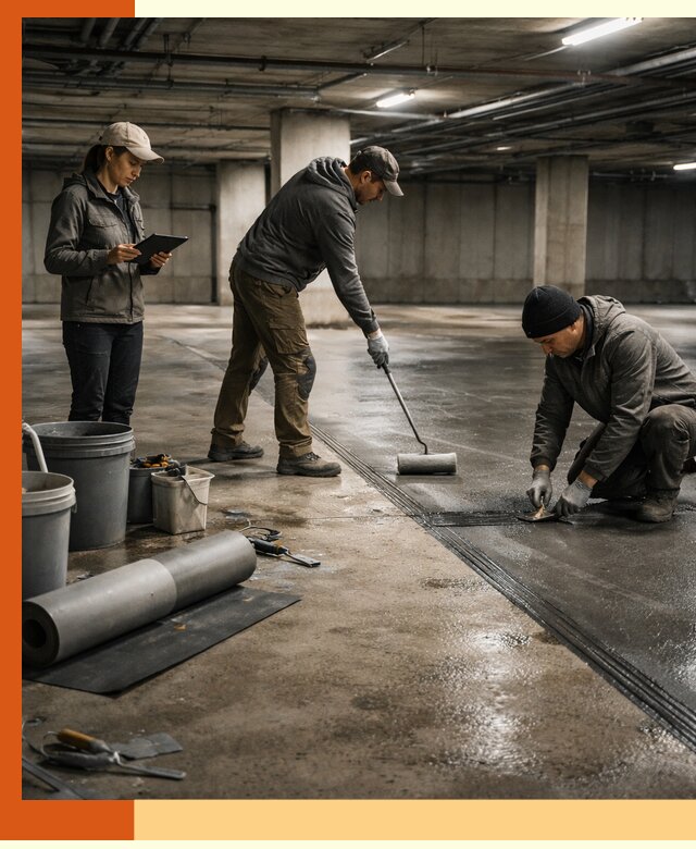 Гидроизоляция паркинга в асбесте: качественная защита зданий