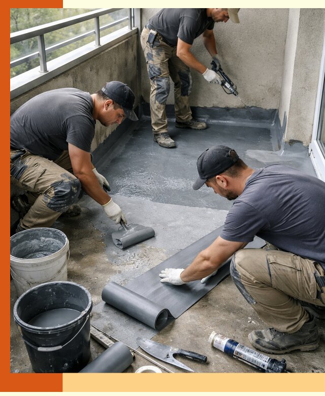 Гидроизоляция балкона в асбесте: надежная защита от протечек