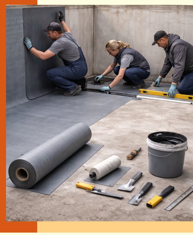 Гидроизоляция бассейна под ключ в асбесте — надежная защита и герметизация