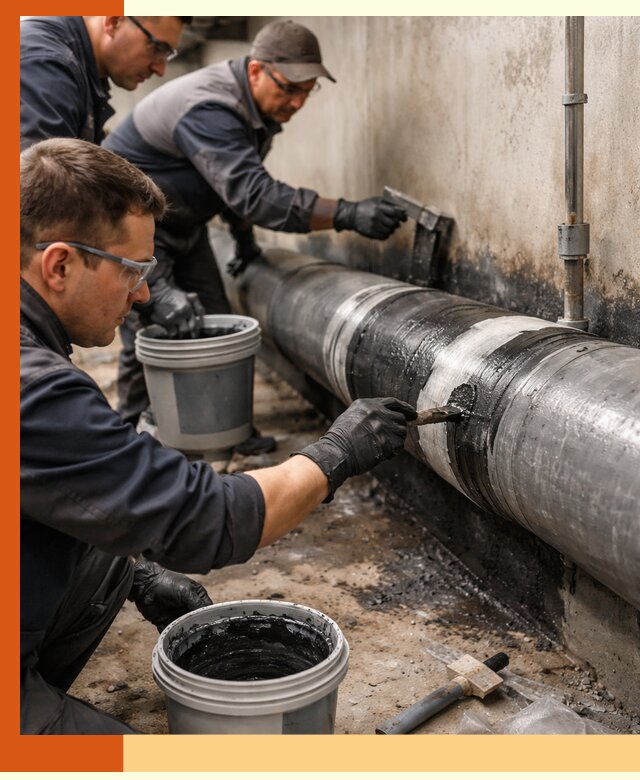 Гидроизоляция труб в асбесте — защита и герметизация коммуникаций