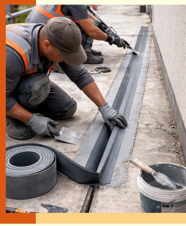 Гидроизоляция деформационного шва в асбесте профессионально и надежно
