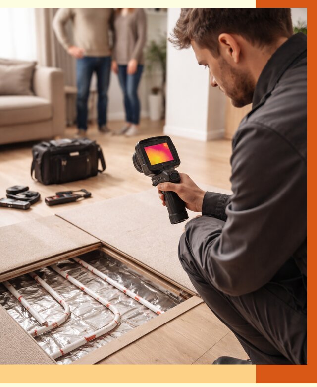 Тепловизионное обследование теплого пола в асбесте от 4548 руб. — ТепломастерСбс