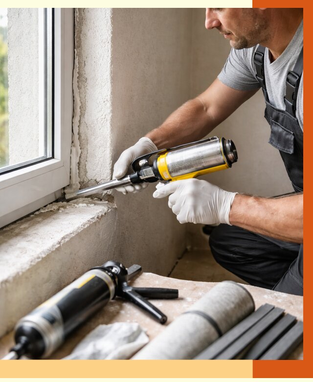 Герметизация стыков и примыканий в асбесте от 1213 руб. под ключ | ТепломастерСбс