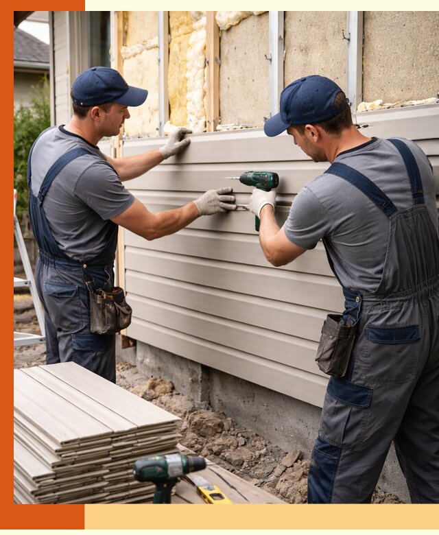 Монтаж сайдинга после утепления в асбесте качественно и надежно