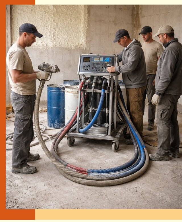 Аренда установки для напыления ППУ в асбесте на выгодных условиях