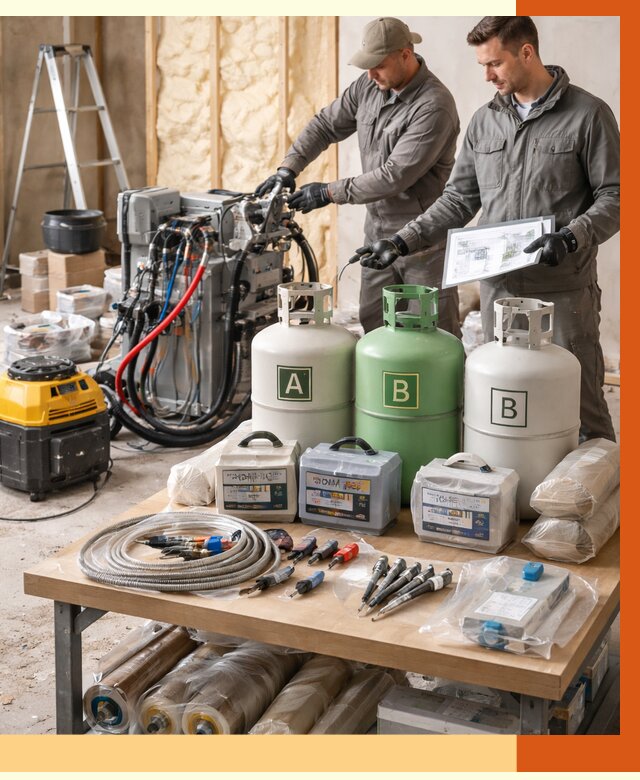 Продажа компонентов ППУ с консультацией в асбесте от 4245 руб. | ТепломастерСбс